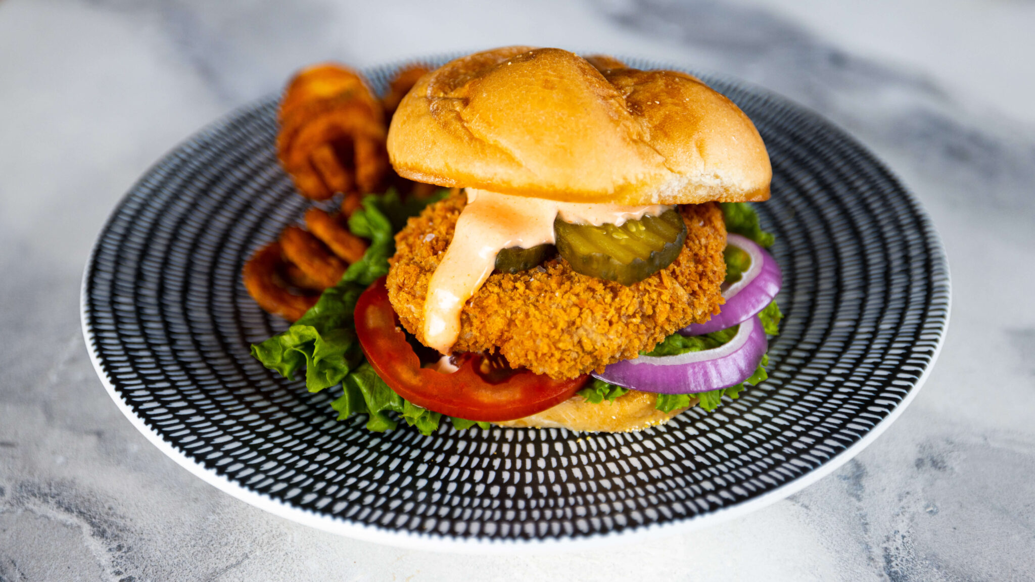 Ultimate Spicy PlantBased Chicken Sandwich Kitchen Alchemy